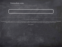 Tablet Screenshot of foxreedem.com